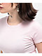 Zine Stacey Pink Lettuce Crop T-Shirt - Thumbnail image 3 of 3