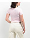 Zine Stacey Pink Lettuce Crop T-Shirt - Thumbnail image 2 of 3