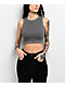 Zine Sunney Grey Crop Tank Top - Thumbnail image 1 of 3