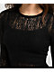 Zine Talia Black Lace Long Sleeve Top - Thumbnail image 2 of 2