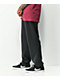 Zine Tarp Double Knit Open Hem Black Sweatpants - Thumbnail image 3 of 5