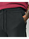 Zine Tarp Double Knit Open Hem Black Sweatpants - Thumbnail image 4 of 5