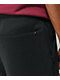 Zine Tarp Double Knit Open Hem Black Sweatpants - Thumbnail image 5 of 5