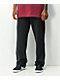 Zine Tarp Double Knit Open Hem Black Sweatpants - Thumbnail image 1 of 5