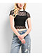 Zine Toulouse Black Lace Top - Thumbnail image 1 of 3