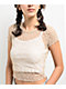 Zine Toulouse Natural Lace Top - Thumbnail image 3 of 4