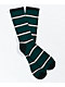Zine Tried Ponderosa Green Stripe Crew Socks
