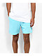 Zine WX3 Light Blue Sweat Shorts - Thumbnail image 2 of 4