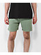 Zine Zone Light Green Sweat Shorts - Thumbnail image 2 of 4