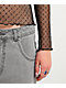 Zutter Swiss Dot Lace Black Long Sleeve Shirt - Thumbnail image 3 of 3