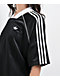 adidas 3 Stripe Black Soccer Jersey - Thumbnail image 4 of 4