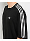 adidas Adicolor 3 Stripes Black Oversized T-Shirt - Thumbnail image 3 of 3