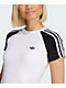 adidas Adicolor Black & White Raglan T-Shirt - Thumbnail image 3 of 6