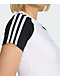 adidas Adicolor Black & White Raglan T-Shirt - Thumbnail image 4 of 6