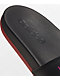 adidas Adilette Comfort Floral Black & Red Slide Sandals
