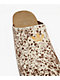 adidas Adimule Brown & White Cow Print Mule Sandals - Thumbnail image 5 of 5