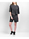 adidas All SZN Black Mineral Wash Crop T-Shirt - Thumbnail image 4 of 4