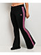 adidas Black & Pink Flare Leggings - Thumbnail image 3 of 7
