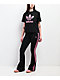 adidas Black & Pink Flare Leggings - Thumbnail image 6 of 7