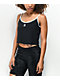 adidas Black Spaghetti Strap Crop Tank Top - Thumbnail image 1 of 3