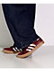 adidas Busenitz Vulc II Burgundy & Gum Skate Shoes - Thumbnail image 3 of 5