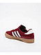 adidas Busenitz Vulc II Burgundy & Gum Skate Shoes - Thumbnail image 2 of 5