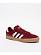 adidas Busenitz Vulc II Burgundy & Gum Skate Shoes - Thumbnail image 1 of 5