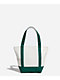 adidas Canvas White & Green Mini Tote Bag - Thumbnail image 2 of 4