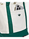 adidas Canvas White & Green Mini Tote Bag - Thumbnail image 3 of 4
