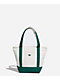 adidas Canvas White & Green Mini Tote Bag - Thumbnail image 1 of 4
