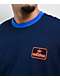 adidas Contrast Navy Ringer T-Shirt - Thumbnail image 3 of 4
