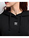 adidas Essentials Black Oversized Hoodie - Thumbnail image 3 of 3