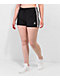 adidas Essentials Slim 3-Stripe Black Shorts - Thumbnail image 3 of 6