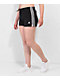 adidas Essentials Slim 3-Stripe Black Shorts - Thumbnail image 5 of 6