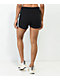 adidas Essentials Slim 3-Stripe Black Shorts - Thumbnail image 2 of 6