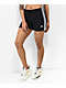adidas Essentials Slim 3-Stripe Black Shorts - Thumbnail image 1 of 6
