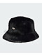 adidas Faux-Fur Black Bucket Hat - Thumbnail image 1 of 4