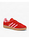 adidas Gazelle ADV Better Scarlet, Light Pink & Gum Skate Shoes - Thumbnail image 1 of 5
