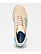 adidas Gazelle ADV Cream White, Blue & Gum Skate Shoes - Thumbnail image 4 of 5