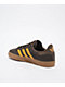 adidas Gazelle ADV Dark Brown, Preloved Yellow & Gum Skate Shoes - Thumbnail image 2 of 6