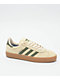 adidas Gazelle ADV Ecru Tint, Focus Olive & Gum Skate Shoes - Thumbnail image 1 of 7