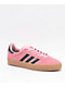 adidas Gazelle ADV Pink, Black, & Gum Skate Shoes - Thumbnail image 1 of 4