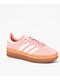 adidas Gazelle Bold Pink, White & Gum Platform Shoes - Thumbnail image 1 of 7