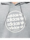 adidas Globe Graphic Heather Grey Hoodie - Thumbnail image 3 of 4