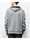 adidas Globe Graphic Heather Grey Hoodie - Thumbnail image 2 of 4