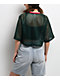 adidas Green Crop Mesh Jersey - Thumbnail image 2 of 9