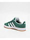 adidas Kids Campus 00s Dark Green & Cloud White Shoes - Thumbnail image 2 of 4