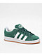 adidas Kids Campus 00s Dark Green & Cloud White Shoes - Thumbnail image 1 of 4
