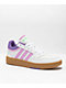 adidas Kids Hoops 3.0 White, Bliss Lilac & Gum Shoes - Thumbnail image 1 of 4