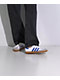 adidas Kids Samba OG White, Blue, & Gum Skate Shoes - Thumbnail image 3 of 5